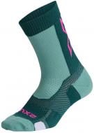 Носки 2XU Vectr Light Cushion Crew Socks UA7005e_PNE/FSA р.42-46 зеленый