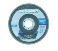 Круг пелюстковий Gerrard 125х22,2 P120, Т29 125 мм P120 131980