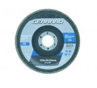 Круг лепестковый Gerrard 125х22,2 P60, Т29 125 мм P60 131974