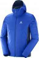 Куртка мужская демисезонная Salomon DRIFTER MID HOODIE L39322200 р.L голубая