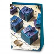 Пакет подарочный ХL праздничный 47х32х15 мужской