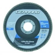 Круг пелюстковий Gerrard 125х22,2 P40, Т27 125 мм P40 131950