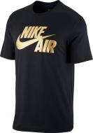 Футболка Nike M NSW SS TEE PREHEAT NIKE AIR CT6560-010 р.S черный Футболка Nike M NSW SS TEE PREHEAT NIKE AIR CT6560-010 р.S черный