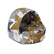 Лежак 10 центів для Джека Икукване звездочки серые и коричневые