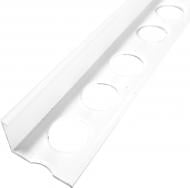 Уголок для плитки Braz Line алюминий BLB-5404-75-9016-K.27 2,7 м белый