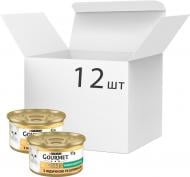 Консерва для котов Gourmet by Purina Gold нежные биточки с индейкой и шпинатом 12 шт. 85 г