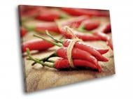 Картина Красный перец чили 80x60 см WallArt 54605-1.3 Картина Красный перец чили 80x60 см WallArt 54605-1.3