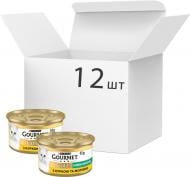 Консерва для котов Gourmet by Purina Gold нежные биточки с курицей и морковью 12 шт. 85 г