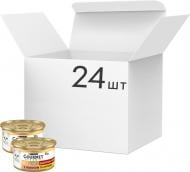 Консерва для котов Gourmet by Purina Gold кусочки в подливке с лососем и курицей 24 шт. 85 г