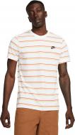 Футболка Nike NS TEE CLUB STRIPE DZ2985-100 р.L белый