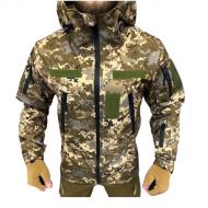 Куртка мужская LOGOS-Tac тактическая "Softshell" теплая, под шеврон 04-07-00-0012 р.XS пиксель