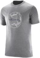 Футболка Salomon CREST POCKET L39372700 р.M серый