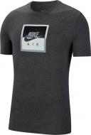 Футболка Nike M NSW SS TEE NIKE AIR SSNL CT7126-071 р.S темно-сірий