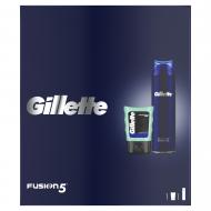 Набір подарунковий для чоловіків Gillette Гель для гоління Fusion Ultra Sensitive 200 мл + Бальзам після голяння Sensitive 75