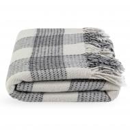 Плед Вероника 200x220 см белый с серым Lanavitta