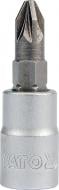 Головка торцевая с крестообразной вставкой YATO PZ2 1 шт. YT-7677