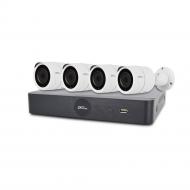 IP комплект відеоспостереження із 4 камерами ZKTeco KIT-8504NER-4P/4-BS855L11B