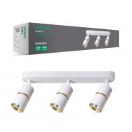 Светильник накладной поворотный ARDERO 3xGU10 белый/золото ML312-3 w