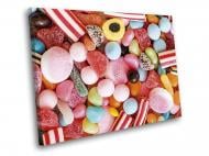 Картина Разноцветные конфеты 80x60 см WallArt 54610-1.3