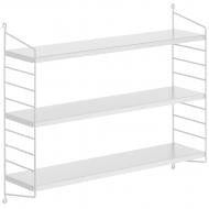 Полка декоративная OfficePro для хранения S605W 600x150x500 мм white (S605W)