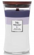 Свеча ароматическая Woodwick Large Trilogy Evening Luxe (Вечерний Люкс) 609г