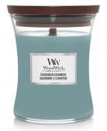 Свічка ароматична Woodwick Medium Evergreen Cashmere (Вічнозелений Кашемір) 275г