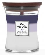 Свічка ароматична Woodwick Medium Trilogy Evening Luxe (Вечірній Люкс) 275г