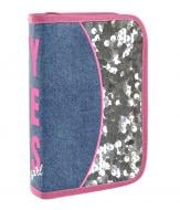 Пенал твердый YES одинарный с клапаном HP-03 Girl YES синий