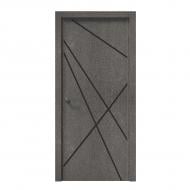 Дверное полотно IN WOOD Etalon ET-10 AL 800 мм бетон темный