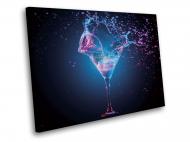 Картина Коктейль 40x30 см WallArt 54613-1.1