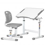 Комплект парта і стілець-трансформери Evo-kids Evo-03 Ergo G сірий