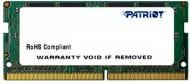 Оперативна пам'ять Patriot SODIMM DDR4 4 GB 2400 MHz (PSD44G240081S)