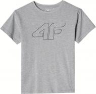 Футболка 4F 4FJWMM00TTSHF2333-25M р.140 сірий
