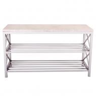 УЦІНКА! Підставка для взуття Метал Арт Мюнхен 700x300x450 мм сірий (28269/с) (УЦ №3272)