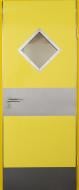 Дверь входная Abwehr желтый 2050x860 мм правая