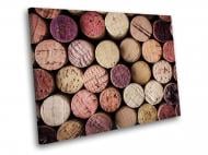 Картина Разноцветные винные пробки 40x30 см WallArt 54615-1.1
