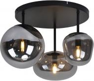 Люстра потолочная Sensio Hollywood 3x40 Вт E14 черный/дымчатый ALB-C00193-BK-E