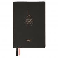Щоденник недатований Hypnotic 320 стор. Leo Planner A5 2026 252703 чорний
