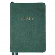 Щоденник датований Fiorella 352 стор. Leo Planner A5 2026 252707 зелений