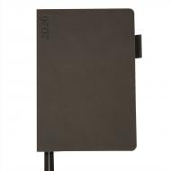 Щоденник датований Binario 368 стор. Leo Planner A5 2026 252640 сірий