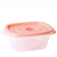 Контейнер для хранения Алеана прямоугольный Омега, 700 мл, абрикос