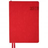 Дневник датированный Boss 368 стр. Leo Planner A5 2026 252636 красный