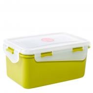 Контейнер для хранения Алеана прямоугольный Фиеста, 650 мл, травяной