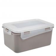 Контейнер для хранения Алеана прямоугольный Фиеста, 1,5 л, какао