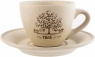 Чашка с блюдцем Bella Vita Tree 250 мл