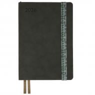 Щоденник датований Polo 368 стор. Leo Planner A5 2026 252694 сірий