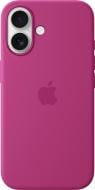 Чохол Apple Silicone Case with MagSafe для Apple iPhone 16 fuchsia (MYY53ZM/A)