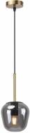 Светильник подвесной Sensio Bellevue 1x40 Вт /E27 черный/латунь ALB-P00427-SM