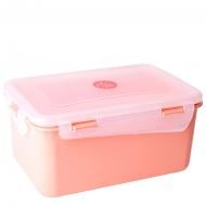 Контейнер для хранения Алеана прямоугольный Фиеста, 1,5 л, абрикос