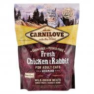 Корм сухий для котів Carnilove Fresh Chicken & Rabbit курка та кролик 400 г